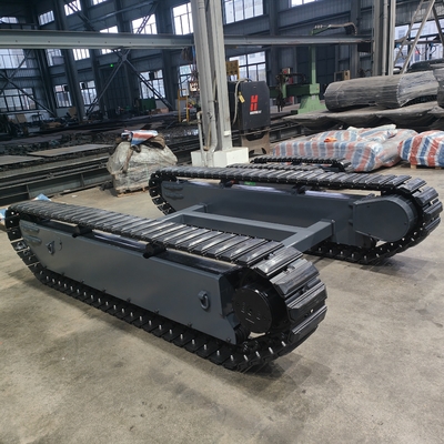 TR600 Προσαρμοσμένο 120KG ωφέλιμο φορτίο για όλα τα εδάφη με τηλεχειριστήριο Ρούμπα τροχιά Crawler υπόστεγο για UGV ρομπότ