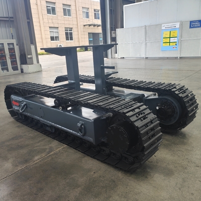 8 τόνων All-Terrain Rubber Steel Crawler Tank Tracked Undercarriage μη επανδρωμένο όχημα ρομπότ
