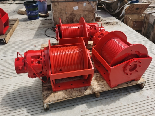 Χάλυβα 3 τόνων Marine Single Drum Hydraulic Winch με υδραυλική πηγή ενέργειας