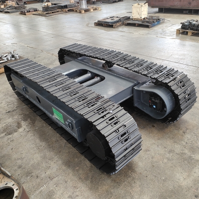 Προσαρμοσμένο 8T Steel Crawler Track Rubber Track Chassis για τρυπαντήρα και θραυστήρα
