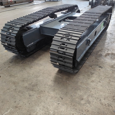 Προσαρμοσμένο 8T Steel Crawler Track Rubber Track Chassis για τρυπαντήρα και θραυστήρα