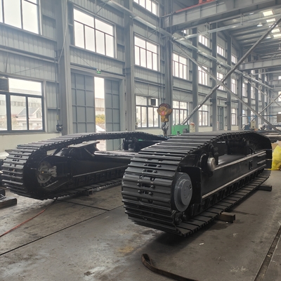 Προσαρμοσμένο 30T 50T 60T 80T Steel Crawler Track υπόβαθρο για τρυπαντήρα γεωτρικής