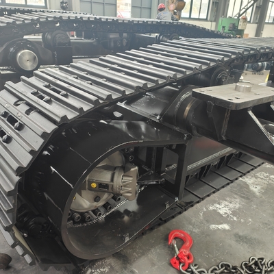 Προσαρμοσμένο 30T 50T 60T 80T Steel Crawler Track υπόβαθρο για τρυπαντήρα γεωτρικής