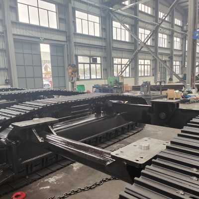 Προσαρμοσμένο 30T 50T 60T 80T Steel Crawler Track υπόβαθρο για τρυπαντήρα γεωτρικής
