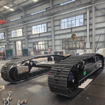 Προσαρμοσμένο 30T 50T 60T 80T Steel Crawler Track υπόβαθρο για τρυπαντήρα γεωτρικής