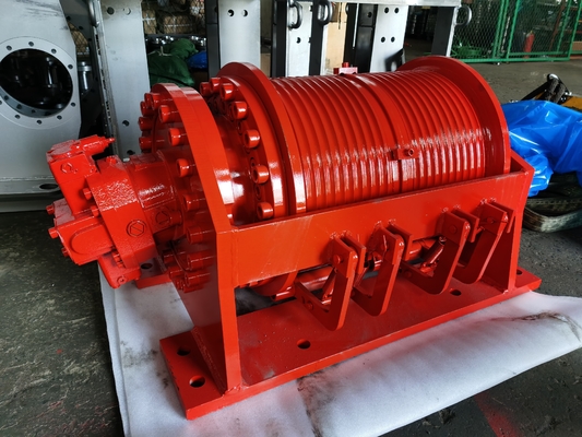 Βιομηχανικός βαθμός 0-650KN Ιδιότητα Υδραυλικός κινητήρας Δύο ντραμς γρίφτης για βιομηχανικό
