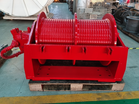 Βιομηχανικός βαθμός 0-650KN Ιδιότητα Υδραυλικός κινητήρας Δύο ντραμς γρίφτης για βιομηχανικό