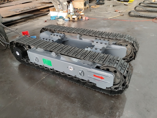 Ταξιδιωτικός κινητήρας χάλυβα Crawler Track υποτροχιά για 5T γεωτρική εξέδρα Προσαρμοσμένο σχέδιο